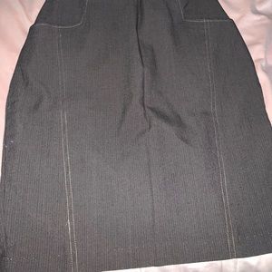 Brownish color pencil skirt